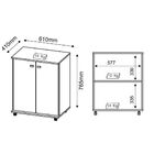 Lavanderia Completa Albânia Branco - Tecno Mobili