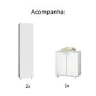 Lavanderia Completa Albânia Branco - Tecno Mobili