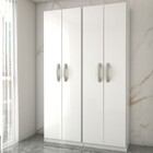 Lavanderia Completa Andorra 4 Portas 8 Prateleiras Branco Nev