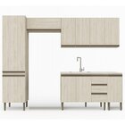 Lavanderia Greta 6 Peças 10 Portas Crema