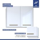 Lavanderia Modulada 1 Armário Aéreo E Balcão Itajaí Branco