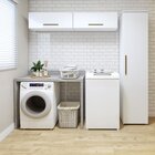 Lavanderia Modulada 1 Armário Multiuso E 2 Armários Aéreo Ube