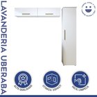 Lavanderia Modulada 1 Armário Multiuso E 2 Armários Aéreo Ube