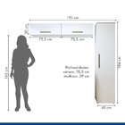Lavanderia Modulada 1 Armário Multiuso E 2 Armários Aéreo Ube