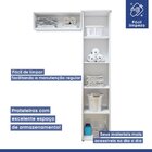 Lavanderia Modulada 1 Armário Multiuso E Armário Aéreo Bauru