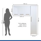 Lavanderia Modulada 1 Armário Multiuso E Armário Aéreo Jundia