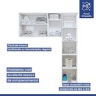 Lavanderia Modulada 1 Armário Multiuso E Armário Aéreo Jundia