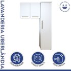 Lavanderia Modulada 1 Armário Multiuso E Armário Aéreo Uberlâ