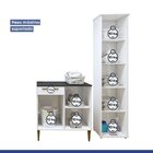 Lavanderia Modulada 1 Armário Multiuso E Balcão Mauá Branco