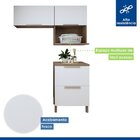 Lavanderia Modulada 2 Amários Aéreos Com 1 Balcão Tex 108   C