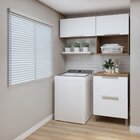 Lavanderia Modulada 2 Amários Aéreos Com 1 Balcão Tex 108   C