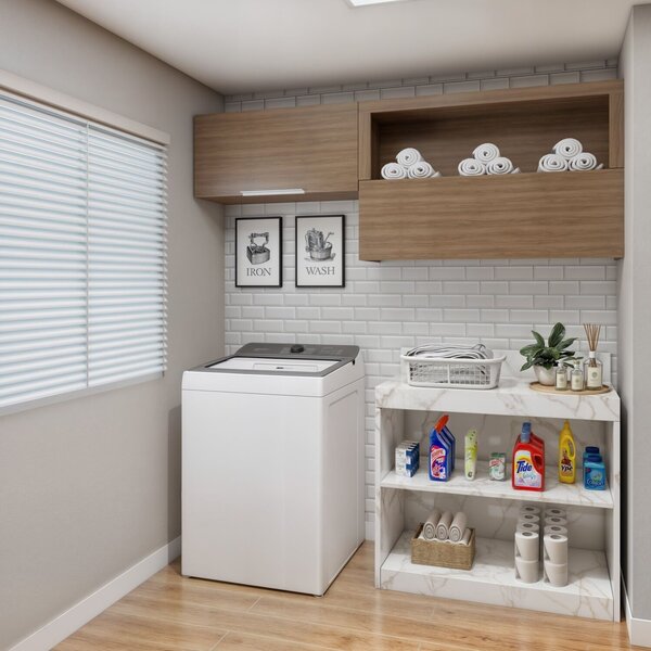 Lavanderia Modulada 2 Amários Tex 106   Carvalho