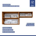 Lavanderia Modulada 2 Armários Aéreo França Nature/off White