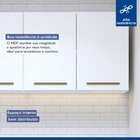 Lavanderia Modulada 2 Armários Aéreo Guarapari Branco