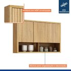 Lavanderia Modulada 2 Armários Aéreos E 2 Balcões Torino  Cin