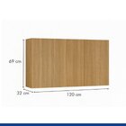 Lavanderia Modulada 2 Armários Aéreos E Balcão 120cm Dakota C