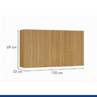 Lavanderia Modulada 2 Armários Aéreos E Balcão 120cm Dakota C