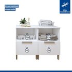 Lavanderia Modulada 2 Balcões Tex 102   Branco