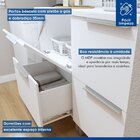 Lavanderia Modulada 2 Balcões Tex 102   Branco