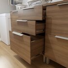 Lavanderia Modulada 2 Balcões Tex 104   Carvalho