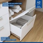 Lavanderia Modulada 2 Balcões Tex 104   Carvalho/branco