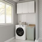 Lavanderia Modulada 2 Peças 1 Armário Aéreo 3 Portas 1 Balcão