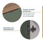 Lavanderia Modulada 2 Peças 1 Armário Aéreo 3 Portas 1 Balcão