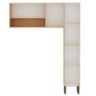 Lavanderia Modulada 2 Peças, 1 Armário Alto E Aéreo De 120cm