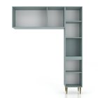 Lavanderia Modulada 2 Peças Jade 150cm Aéreo 3 Portas 120 Cm