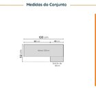 Lavanderia Modulada 2 Peças Sem Tampo 1 Armário Aéreo 3 Porta