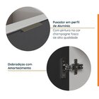 Lavanderia Modulada 2 Peças Sem Tampo Com Rodapé Ipanema Cabe