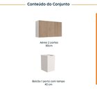 Lavanderia Modulada 2 Peças Sem Tampo Sem Rodapé Ipanema Cabe