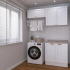 Lavanderia Modulada 3 Peças 2 Armários Aéreos 1 Balcão 2 Port