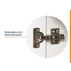 Lavanderia Modulada 3 Peças 2 Armários Aéreos 4 Portas 1 Balc