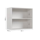 Lavanderia Modulada 3 Peças 2 Armários Aéreos 4 Portas 1 Balc