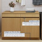 Lavanderia Modulada 3 Peças 5 Portas 2 Gaveta Simone Mendes C