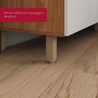 Lavanderia Modulada 3 Peças Com Tampo Requinte Nature/areia