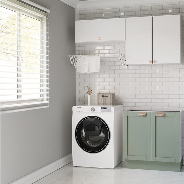 Lavanderia Modulada 3 Peças Sem Tampo 2 Aéreos 3 Portas 1 Bal