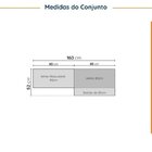 Lavanderia Modulada 3 Peças Sem Tampo 2 Armários Aéreos 1 Bal