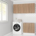 Lavanderia Modulada 3 Peças Sem Tampo Com Rodapé Ipanema Cabe