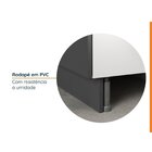 Lavanderia Modulada 3 Peças Sem Tampo Com Rodapé Ipanema Cabe