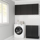 Lavanderia Modulada 3 Peças Sem Tampo Com Rodapé Ipanema Cabe