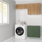 Lavanderia Modulada 3 Peças Sem Tampo Sem Rodapé Ipanema Cabe