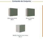 Lavanderia Modulada 3 Peças Sem Tampo Sem Rodapé Ipanema Cabe