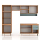 Lavanderia Modulada 4 Peças, Aéreo 120cm, Aéreo 80cm, Balcão