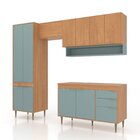 Lavanderia Modulada 4 Peças, Aéreo 120cm, Aéreo 80cm, Balcão