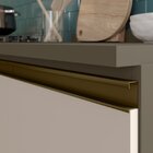 Lavanderia Modulada 4 Peças Com Tampo Connect Duna/cristal