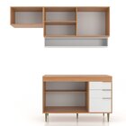 Lavanderia Modulada Agata 3 Peças, Aéreo 120cm, Aéreo 80cm E