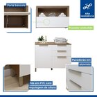 Lavanderia Modulada Balcão Com Armário Aéreo Tex 103   Carval