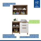 Lavanderia Modulada Balcão Com Armário Aéreo Tex 103   Carval